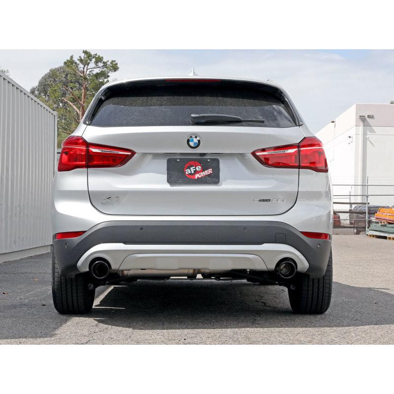 aFe MACHForce XP Exhausts Axle-Back 15-21 BMW X1 2.0L (t) (SS w/Black Tips)-SR1 Performance