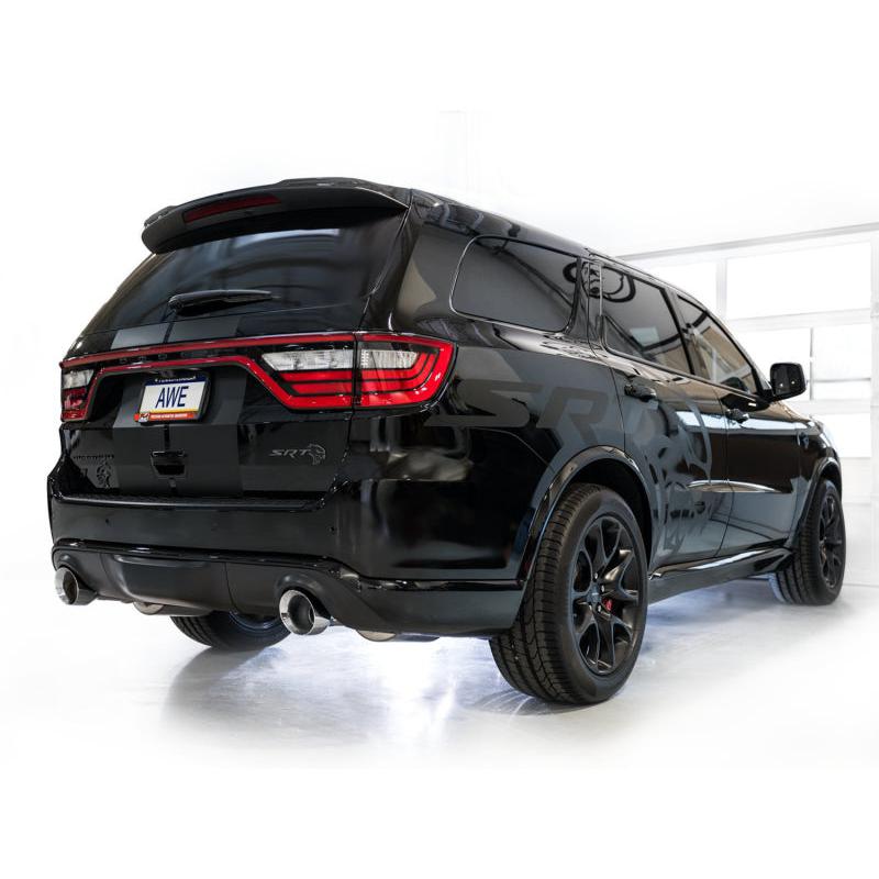 AWE Tuning 18-23 Dodge Durango SRT & Hellcat Track Edition Exhaust - Chrome Silver Tips-SR1 Performance