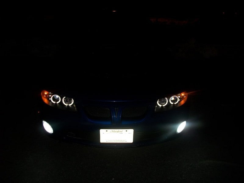 Spyder Pontiac GTO 04-06 Projector Headlights LED Halo LED Black High H1 Low H1 PRO-YD-PGTO04-HL-BK-SR1 Performance