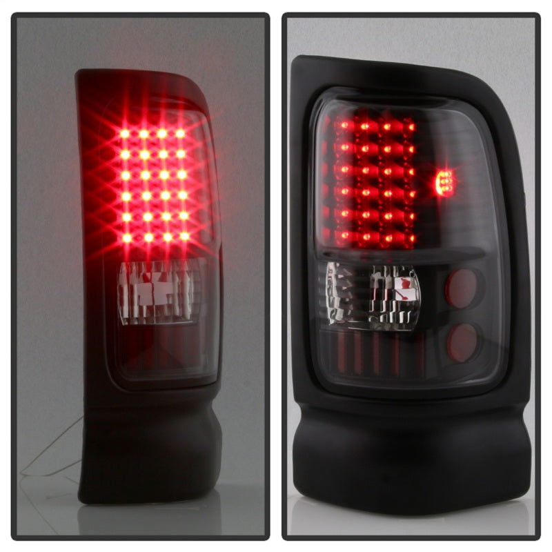 Xtune Dodge Ram 1500 94-01 / Ram 2500/3500 94-02 LED Tail Lights Black ALT-ON-DRAM94-LED-BK-SR1 Performance