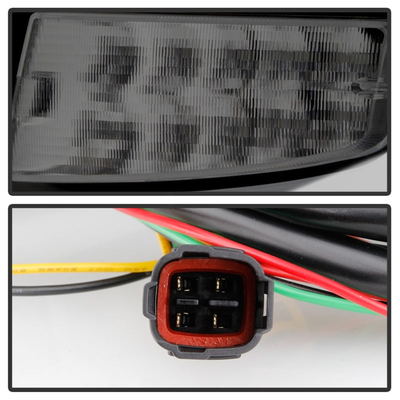Spyder 08-14 Subara Impreza WRX Hatchback LED Tail Lights Seq Signal Blk Smoke ALT-YD-SI085D-SEQ-BSM-SR1 Performance