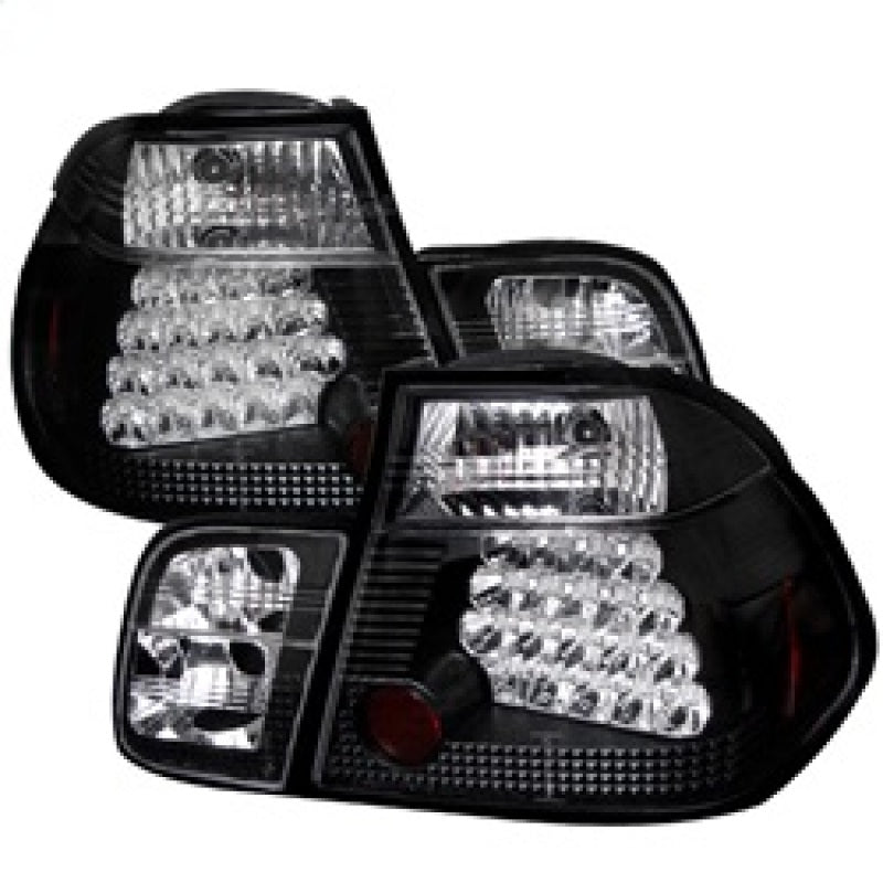 Spyder BMW E46 3-Series 99-01 4Dr LED Tail Lights Black ALT-YD-BE4699-4D-LED-BK-SR1 Performance