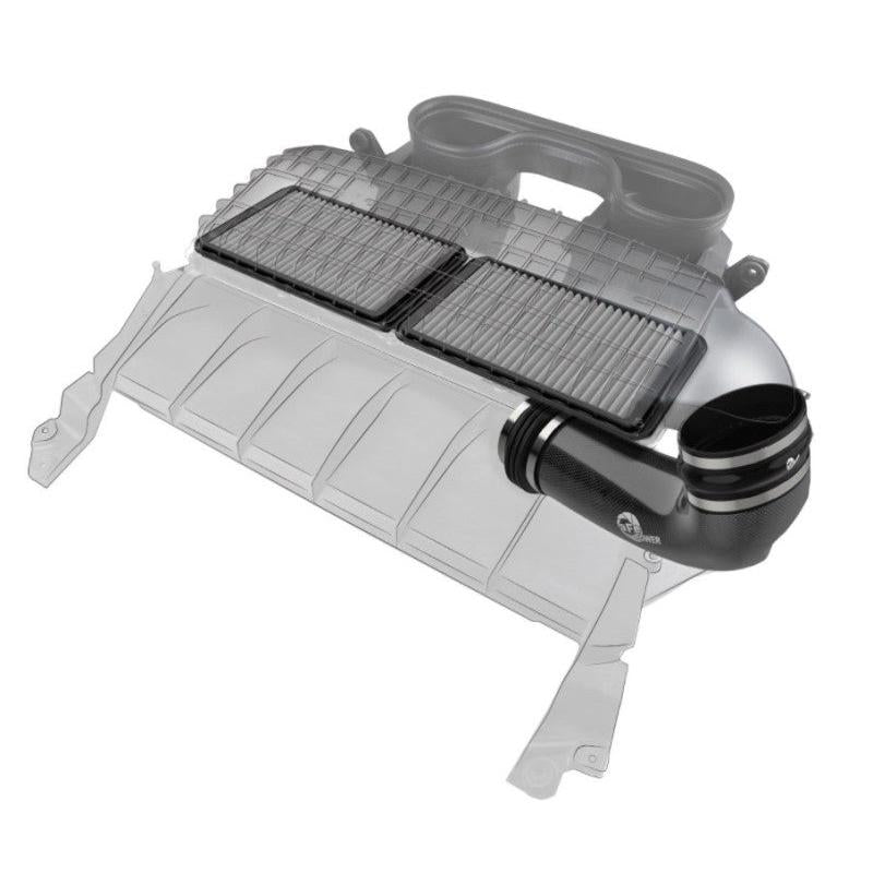 aFe Super Stock Carbon Fiber Pro Dry S Induction System 2021 RAM 1500 TRX V8-6.2L SC-SR1 Performance