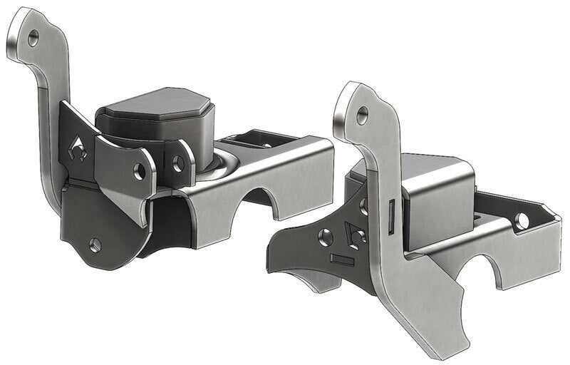 Artec Industries 93-06 Jeep Wrangler TJ Lj Coil / Lca Combo Brackets Front Axle - Normal Hole