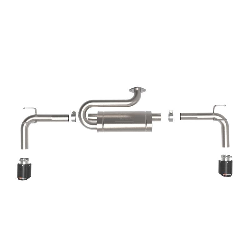 aFe 2023+ Mazda CX-50 Takeda 2.5in 304 SS Axle-Back Exhaust System w/ Carbon Fiber Tips-SR1 Performance