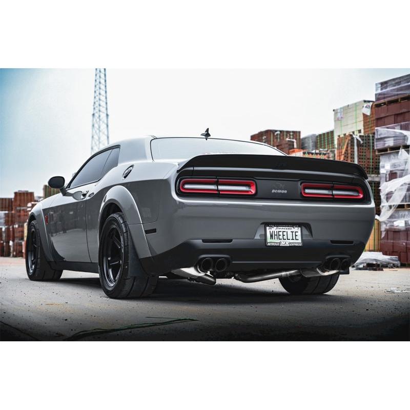 Corsa 15-23 Challenger SRT/Hellcat/Demon/Redeye 2.75in Valved CB DR Exit w/ Twin 3.5in Pol Pro Tips-SR1 Performance