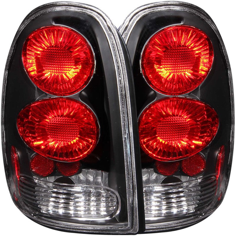ANZO 1996-2000 Chrysler Voyager Taillights Black-SR1 Performance