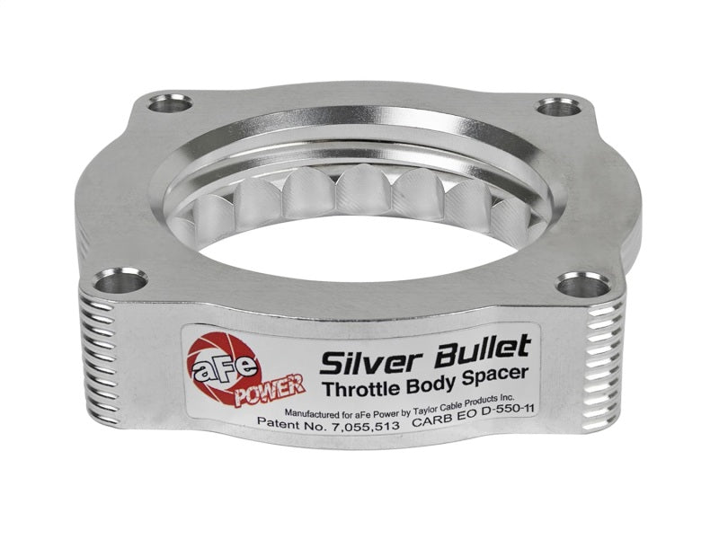 aFe Silver Bullet Throttle Body Spacer N62 Only BMW (E53) 04-09 5series (E60) 04-09 6series (E63/64)-SR1 Performance