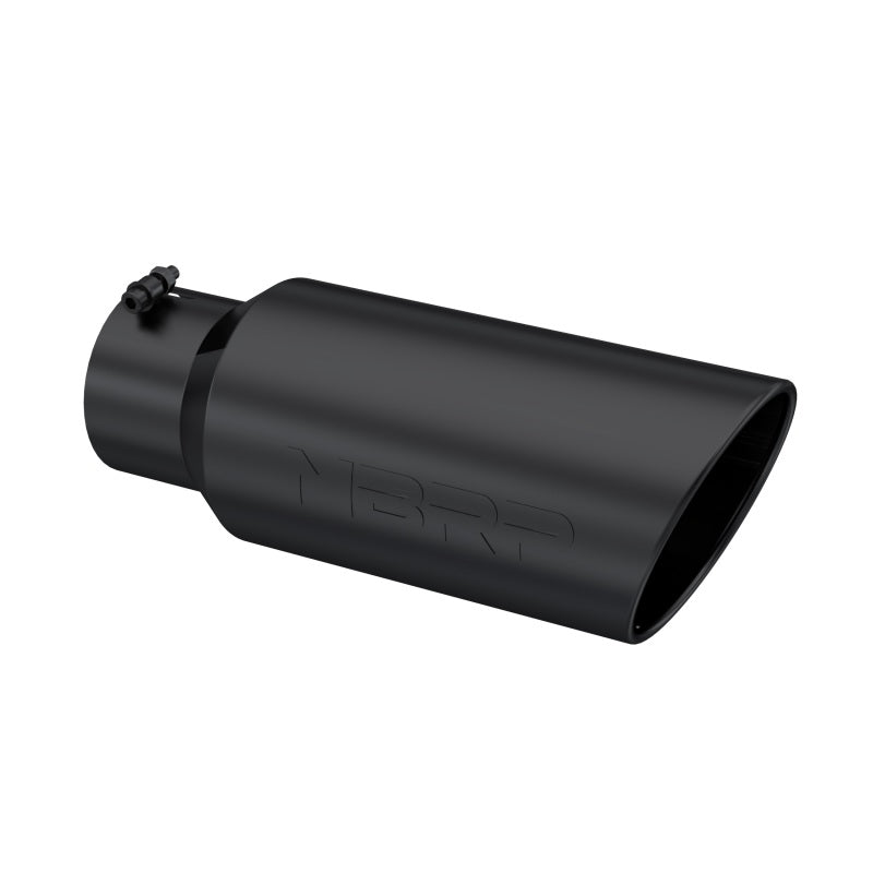 MBRP Universal Tip 7in O.D. Rolled End 5in inlet 18in length Black-SR1 Performance