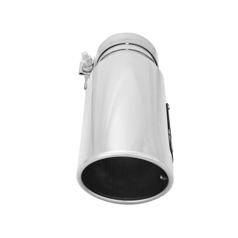 aFe MACHForce-XP 304 Stainless Steel Polished Exhaust Tip 3.5in x 4.5in Out x 12in L Clamp-On-SR1 Performance