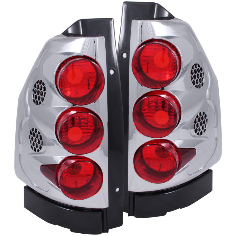 ANZO 2002-2008 Gmc Envoy Taillights Chrome-SR1 Performance