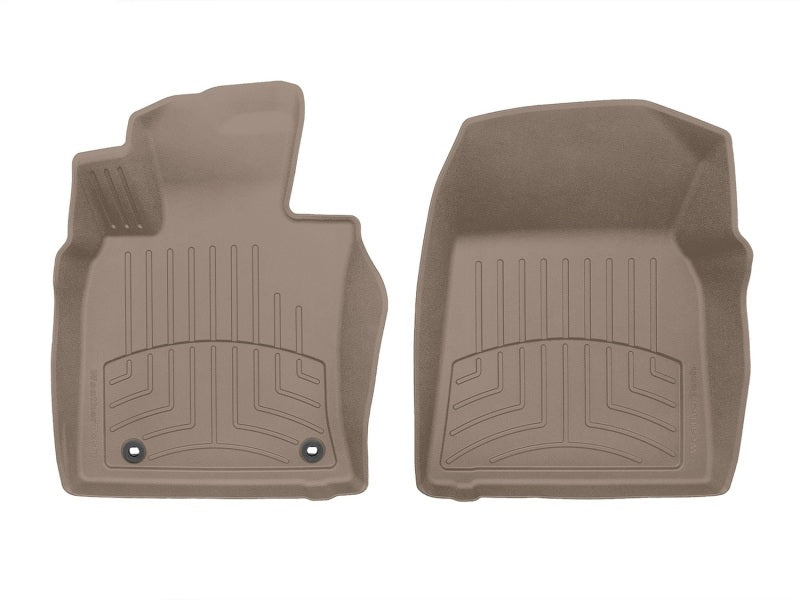 WeatherTech Part 4512301IM Front FloorLiner HP for 2018-2019 Toyota Camry, Tan