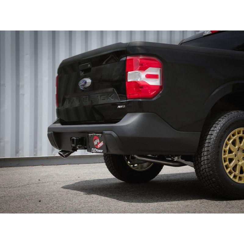 aFe 22-23 Ford Maverick EcoBoost L4 2.0L(t) Vulcan Series 2-1/2in 304 SS Cat-Back w/ Polished Tip-SR1 Performance
