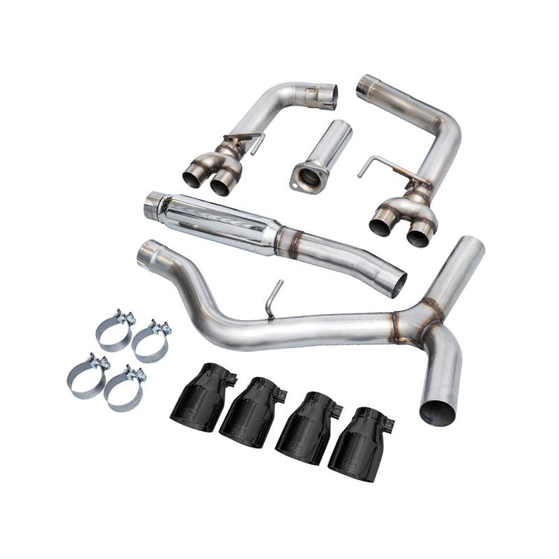 AWE Tuning 2022+ VB Subaru WRX Track Edition Exhaust - Diamond Black Tips-SR1 Performance