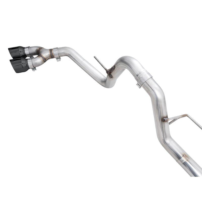 AWE 0FG 21+ Ford F150 Dual Side Exit Cat-Back Exhaust - 4.5in Diamond Black Tips-SR1 Performance