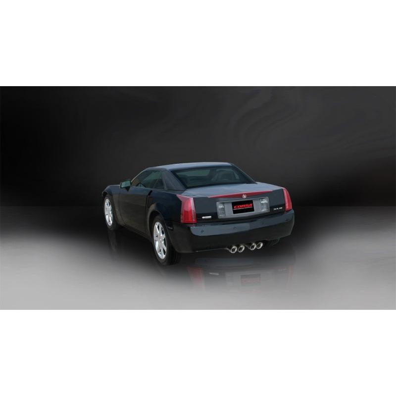 Corsa 2004-2008 Cadillac XLR 4.6L Polished Sport Cat-Back Exhaust-SR1 Performance