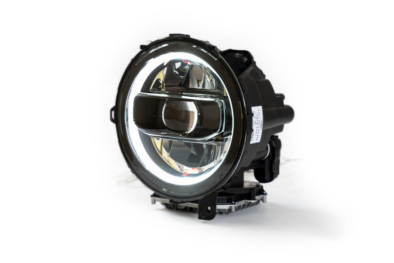 DV8 Offroad 18-22 Jeep Gladiator & Wrangler LED Projector Headlights with Black Bezel