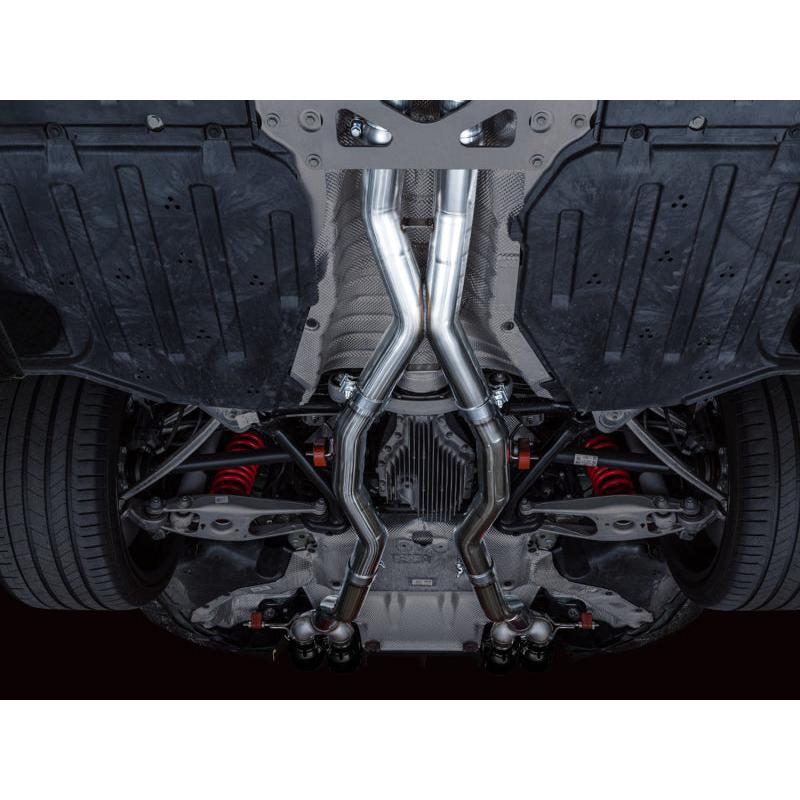 AWE Track Edition Catback Exhaust for BMW G8X M3/M4 - Diamond Black Tips-SR1 Performance