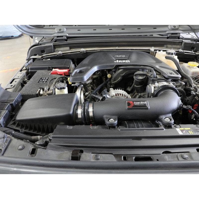 aFe Super Stock Induction System Pro 5R Media Jeep 18-21 Wrangler JL / 20-21 Gladiator JT V6-3.6L-SR1 Performance