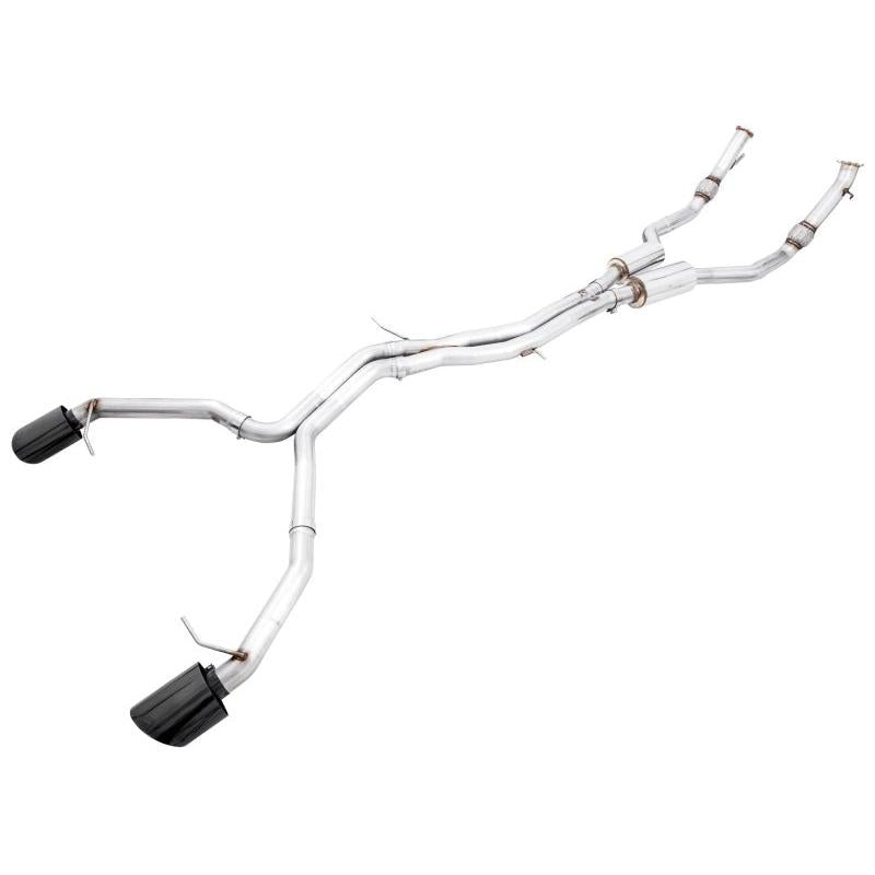 AWE Tuning Audi B9 RS5 Coupe 2.9L Track Edition Exhaust - Diamond Black RS-Style Tips-SR1 Performance