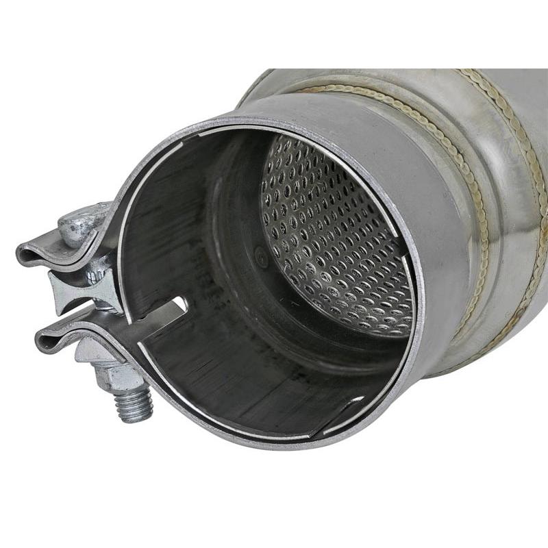 aFe MACH Force-Xp 304 Stainless Steel Resonator 2.5in Inlet/Outlet x 4in Dia x 15in Body x 19in L-SR1 Performance