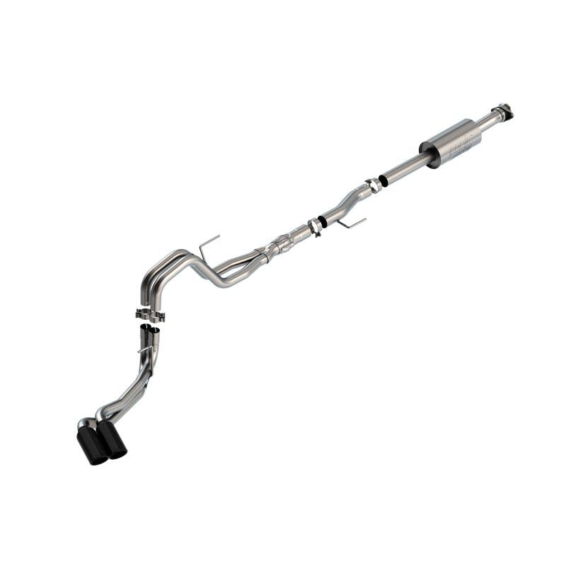 Borla F-150 2021 5.0L 4dr CC SB EC STB Lariat/KR/Platnm/LTD 3/2.25 DSE Cat-Back ATAK Black CHR Tips-SR1 Performance