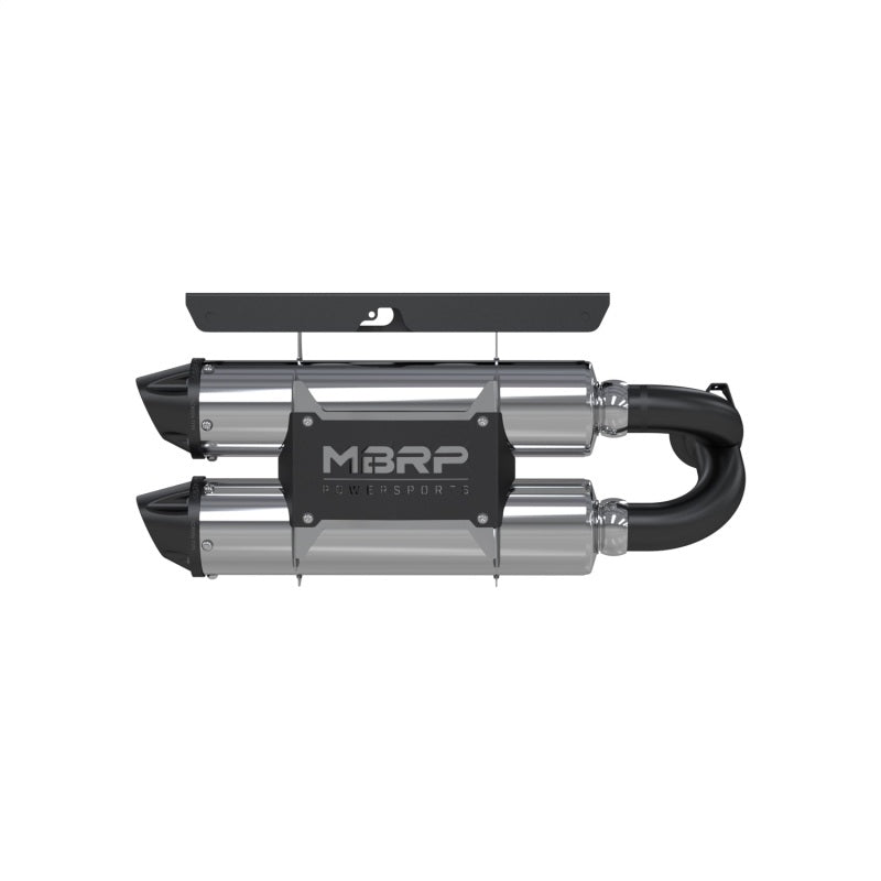 MBRP 2014 Polaris RZR XP 1000 Stacked Dual Slip-On Performance Series Exhaust-SR1 Performance