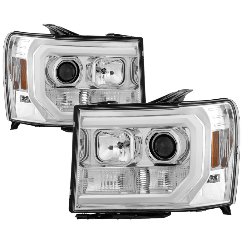 Spyder GMC Sierra 1500/2500/3500 07-13 V2 Projector Headlights - Chrome PRO-YD-GS07V2-LBDRL-C-SR1 Performance