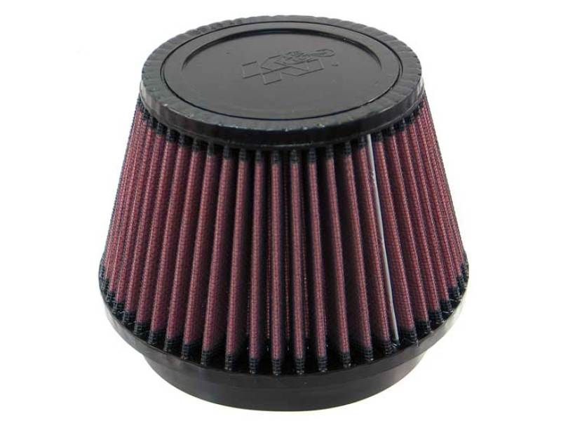 K&N Universal Rubber Filter 5in Flange ID x 6.5in Base OD x 4.5in Top OD x 4.125in Height-SR1 Performance