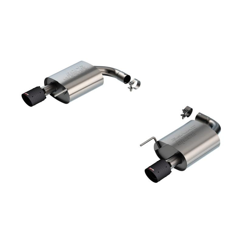 Borla 2024 Ford Mustang GT 5.0L V8 w/o Active Exhaust S-Type Axle-Back Exhaust System - Carbon Fiber-SR1 Performance