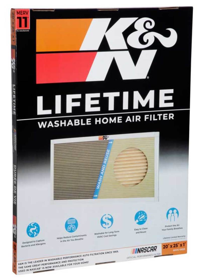 K&N HVAC Filter - 20 x 25 x 1-SR1 Performance