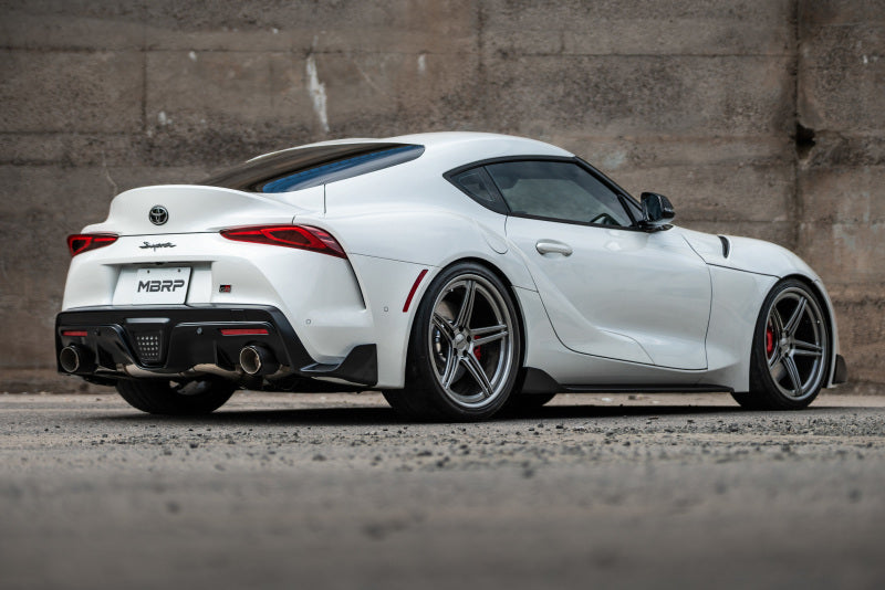 MBRP 2020+ Toyota Supra 3.0L 3in Catback Dual Rear Carbon Fiber Tips - T304-SR1 Performance