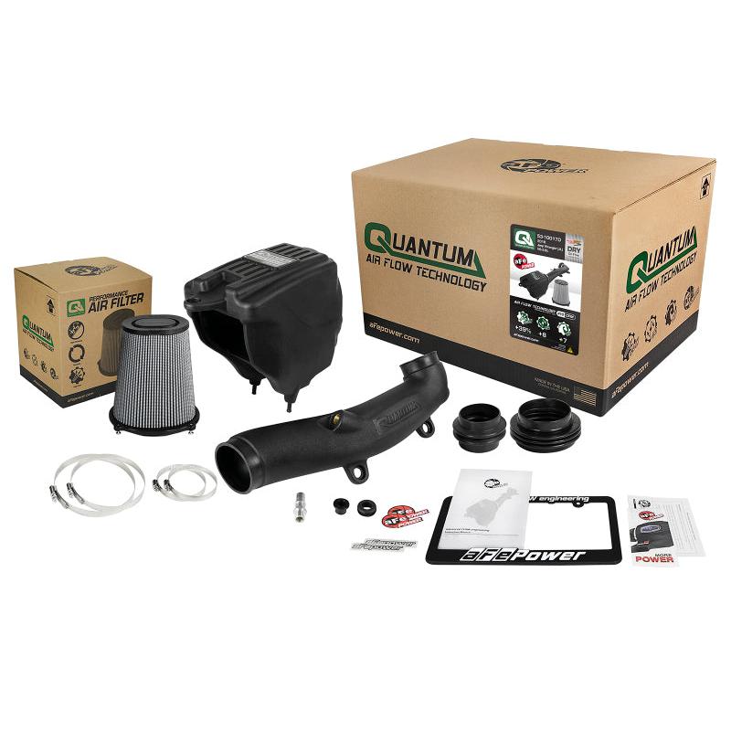 aFe Quantum Pro Dry S Cold Air Intake System 18-19 Jeep Wrangler (JL) V6-3.6L-SR1 Performance