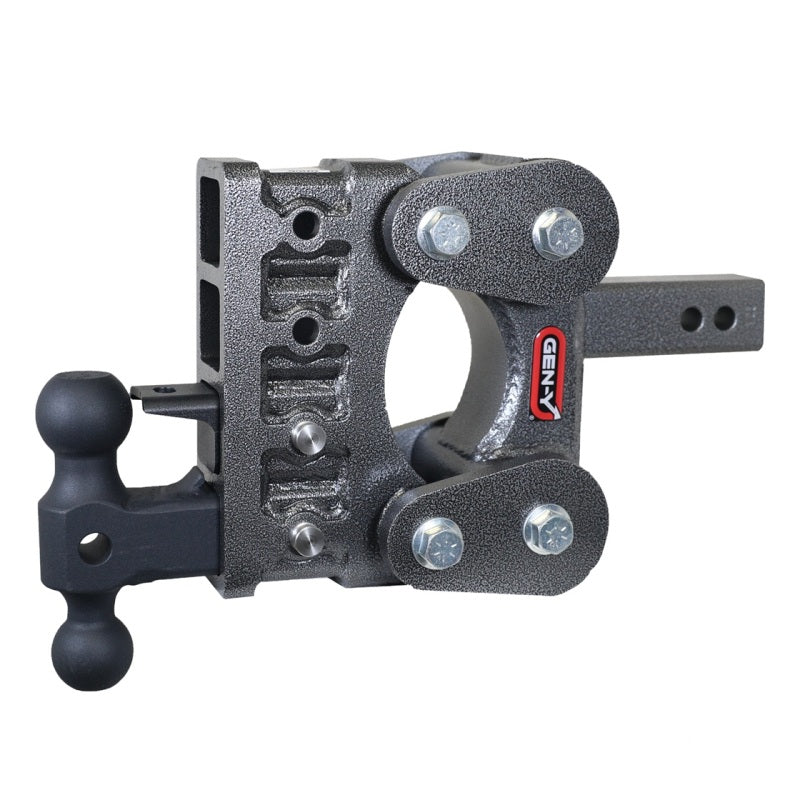 Gen-Y The Boss Torsion-Flex 2-Inch Shank, 5-Inch Drop, 16,000 lbs Towing Capacity with Dual-Ball and Pintle Lock