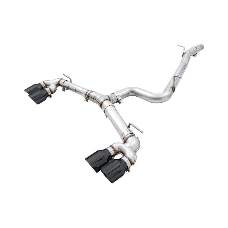 AWE Tuning 15-17 Volkswagen Golf R MK7 Track Edition Exhaust - Diamond Black Tips (102mm)-SR1 Performance