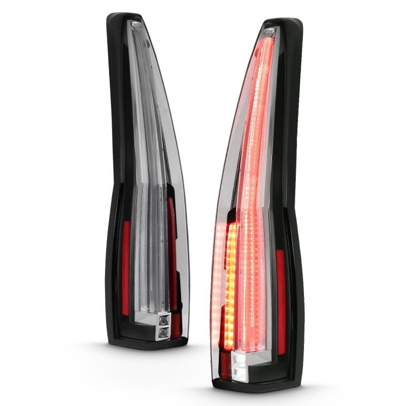 ANZO 2007-2014 Cadillac Escalade Led Taillights Red/Clear-SR1 Performance