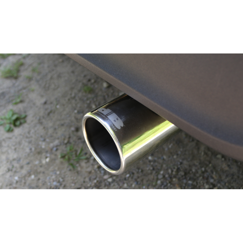 Corsa 2018-2024 Jeep Wrangler JL 2.5in Dual Rear Exit Polished Tips Touring Axle-Back Exhaust-SR1 Performance