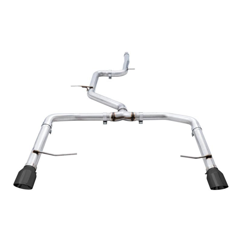 AWE Tuning 18-21 Volkswagen Jetta GLI Mk7 Track Edition Exhaust - Diamond Black Tips (Fits OEM DP)-SR1 Performance