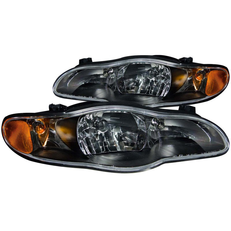 ANZO 2000-2005 Chevrolet Monte Carlo Crystal Headlights Black-SR1 Performance