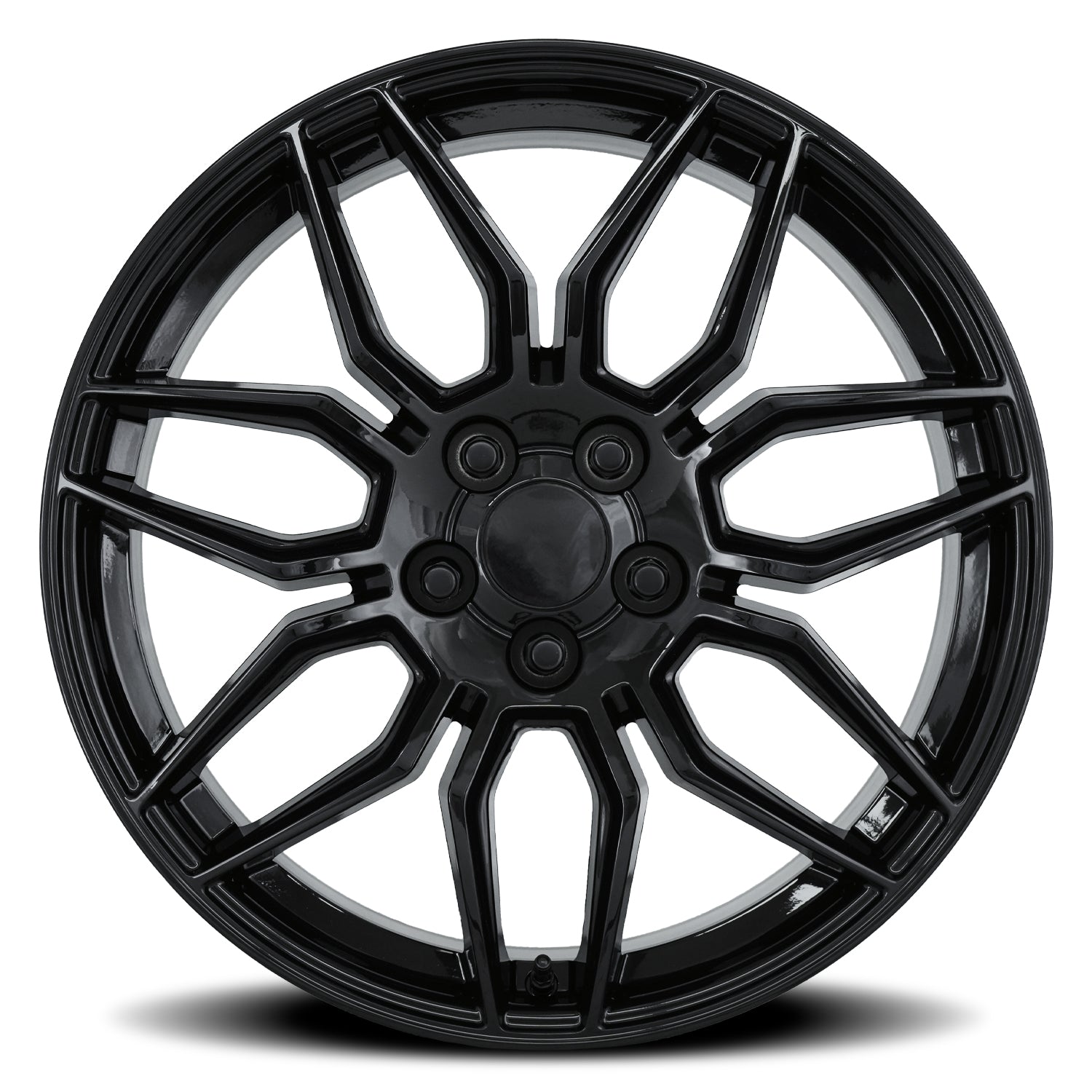FR 401 – C8 ZO6 CORVETTE REPLICA WHEELS-Gloss Black 20x10 5x4.75 + 79 HB 70.3