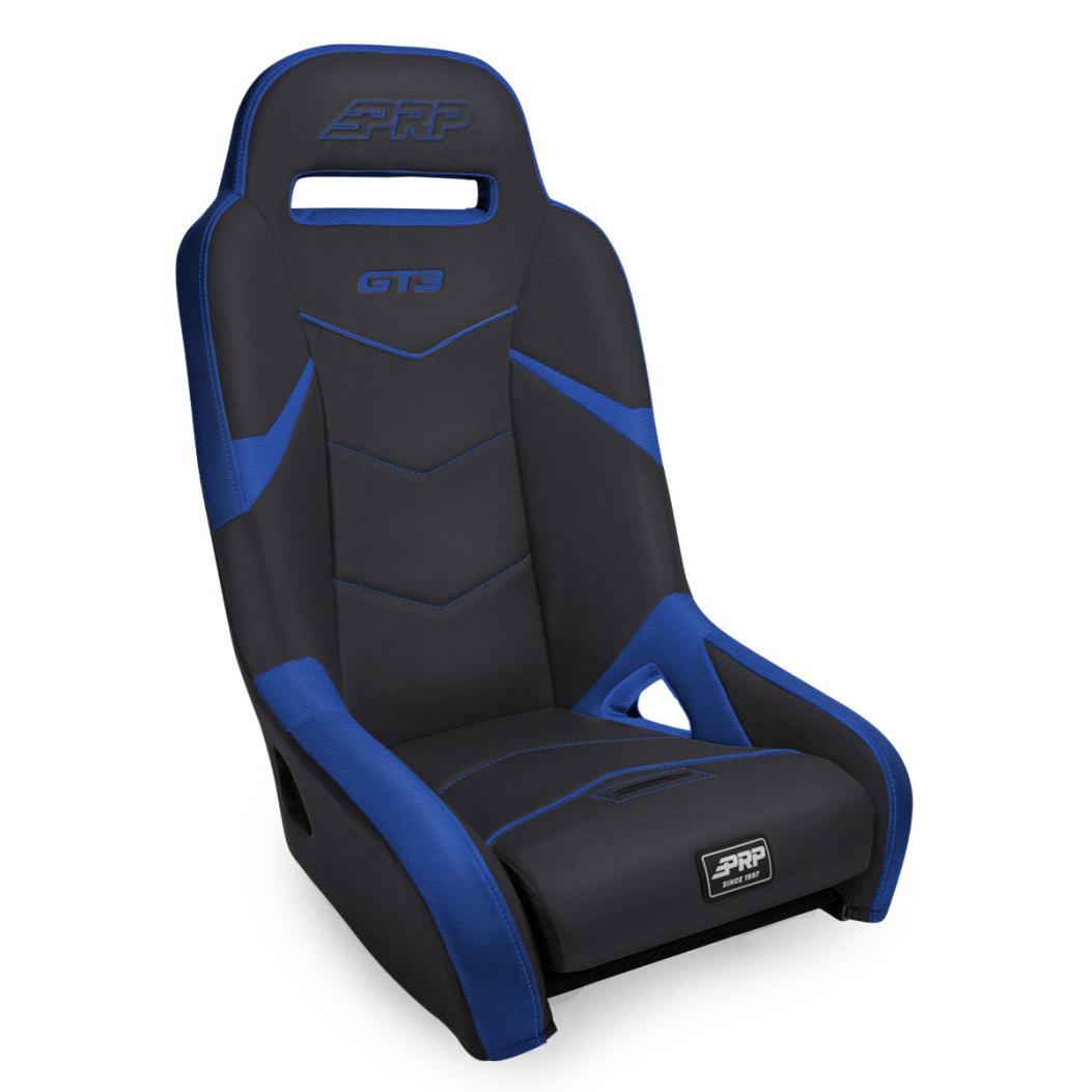 PRP GT3 Rear Suspension Seat- Black/Blue-SR1 Performance