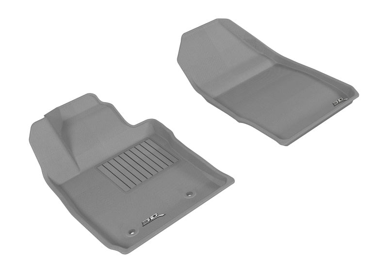 3D MAXpider 2011-2019 Ford Fiesta Kagu 1st Row Floormat - Gray-SR1 Performance