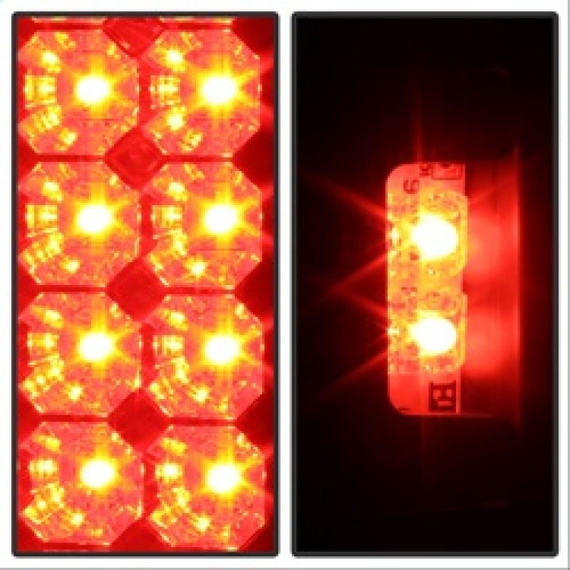 Spyder Ford F150 side 97-03/F250 Super Duty 99-07 LED Tail Lights Blk Smke ALT-YD-FF15097-LED-BSM-SR1 Performance