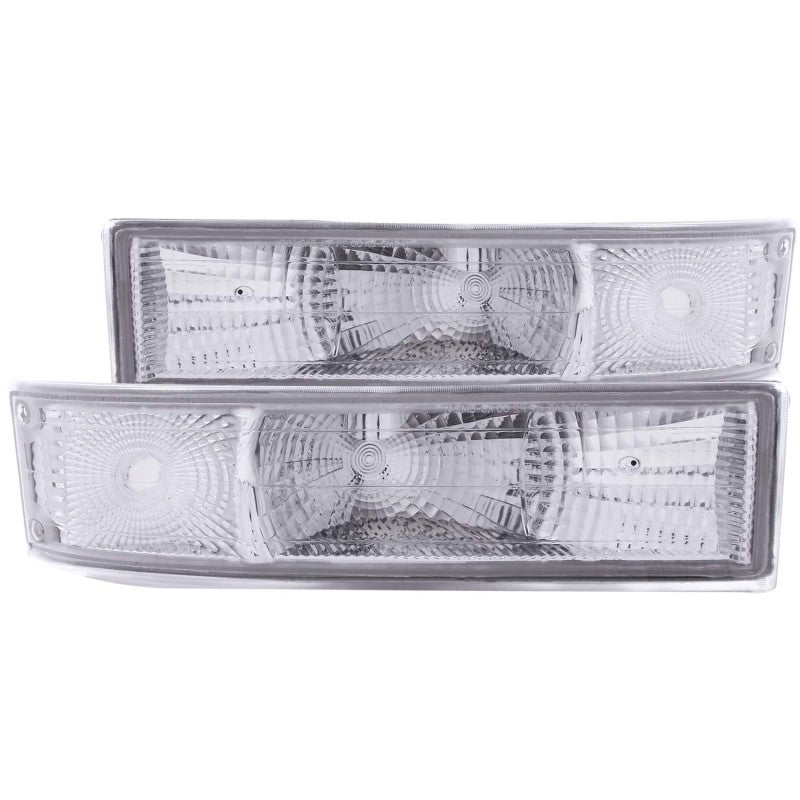 ANZO 1995-2005 Chevrolet Astro Van Euro Parking Lights Chrome-SR1 Performance