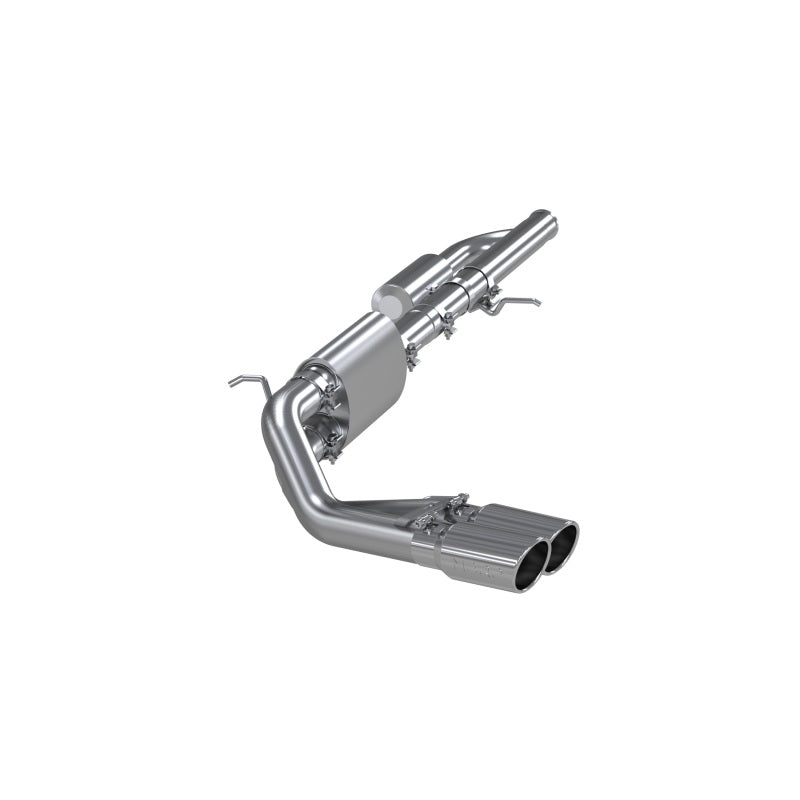 MBRP 09+ Chevrolet Silverado 1500 3in Cat Back Pre-Axle Dual Outlet w/ 4in Tip - AL-SR1 Performance