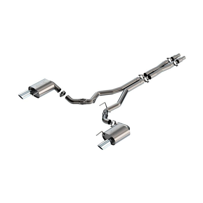 Borla 2024 Ford Mustang GT 5.0L V8 w/o Active Exhaust ATAK Cat-Back Exhaust System-SR1 Performance