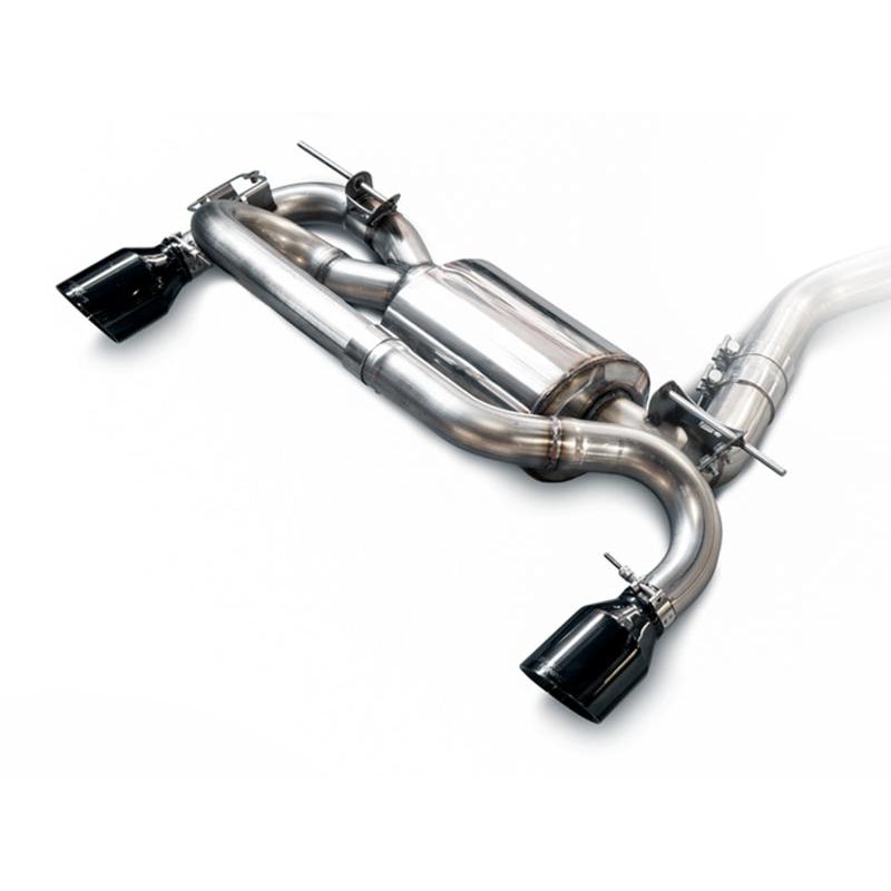 AWE Tuning BMW F22 M235i / M240i Touring Edition Axle-Back Exhaust - Diamond Black Tips (102mm)-SR1 Performance