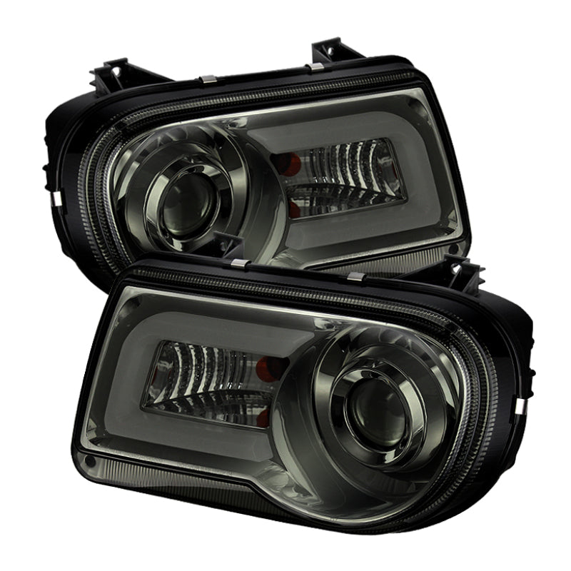 Spyder Chrysler 300C 05-10 Projector Headlights LED DRL Smoke High/Low H7 PRO-YD-C300C-DRL-SM-SR1 Performance