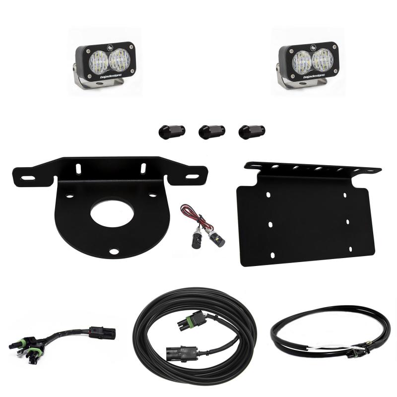 Baja Designs 2021+ Ford Bronco Dual S1 Sport W/C Reverse Kit w/Lic Plate w/Upfitter-SR1 Performance