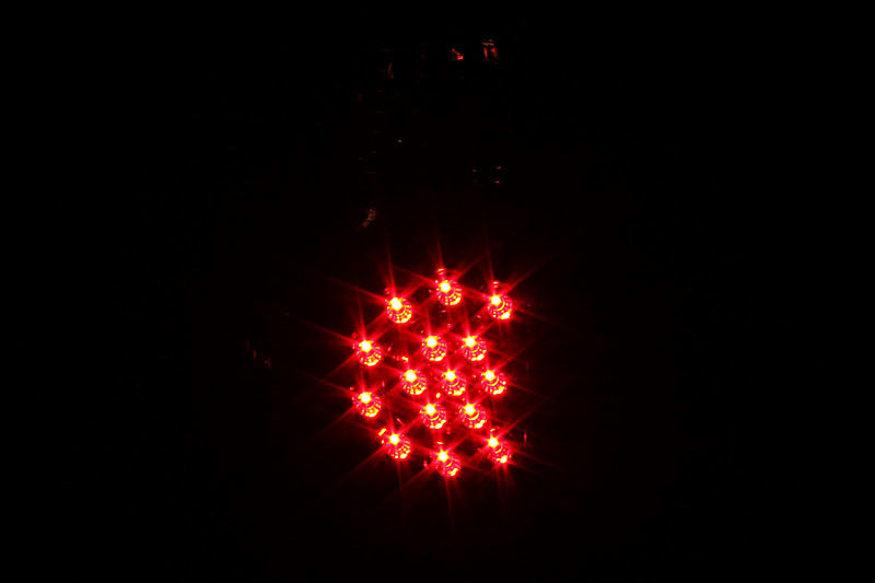 ANZO 2005-2015 Toyota Tacoma LED Taillights Black-SR1 Performance